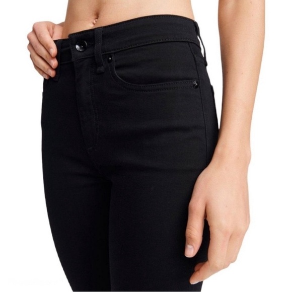 COPY - rag & bone Nina High Rise Ankle Skinny Jeans in black- Size 27- NWOT. Ne… - Picture 4 of 11